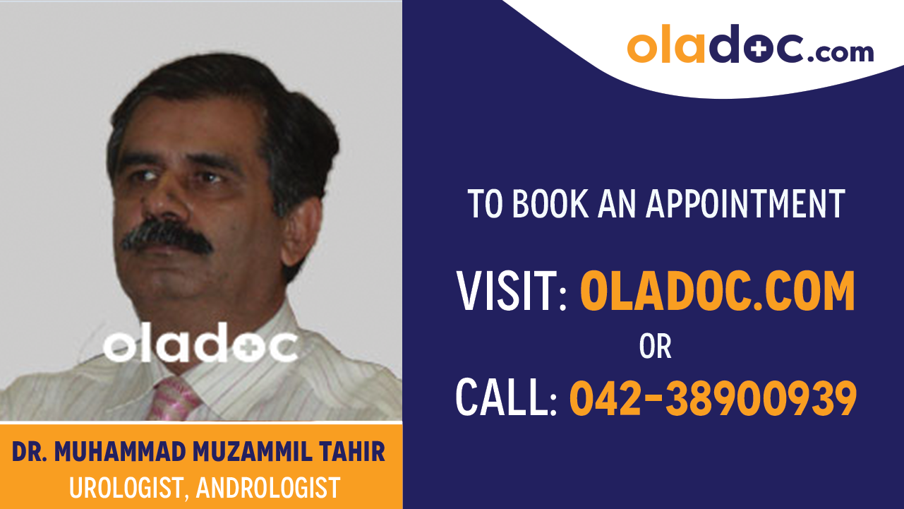 Book appointment with Dr. Muhammad Muzammil Tahir-best  Urologist Lahore